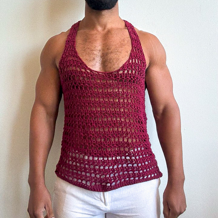 Red Muscle Vest