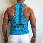 Channing Cropped Muscle Vest