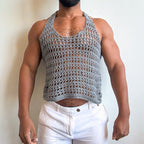 Channing Cropped Muscle Vest