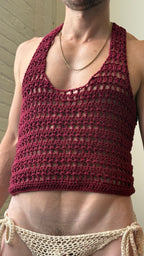 Channing Cropped Muscle Vest