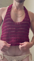 Channing Cropped Muscle Vest