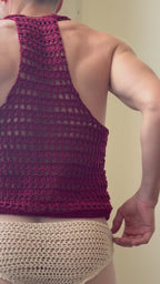 Channing Cropped Muscle Vest