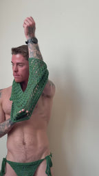 Crochet Crop Muscle Tank Top